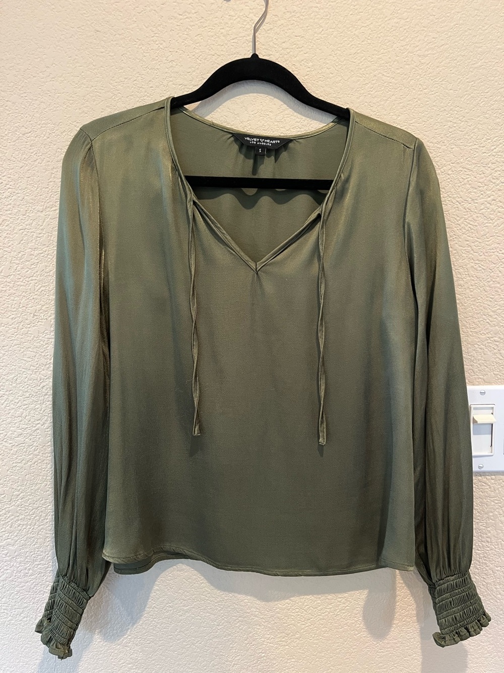Velvet Heart Satin Top